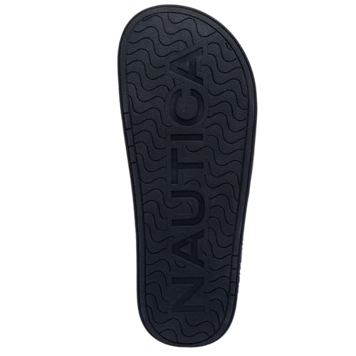 Image of Nautica Men's Athletic Cushioned Casual Slip On Shower Pool Beach Slide Sandals