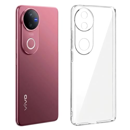 Image of DIZORO Compatible with Vivo T4R 5G / iQoo Z10R 5G / Vivo V50 5G / V50e 5G Back Cover Case Clear,[ Anti Yellow ][Military Grade Protection] Hard PC Back Cover Transparent