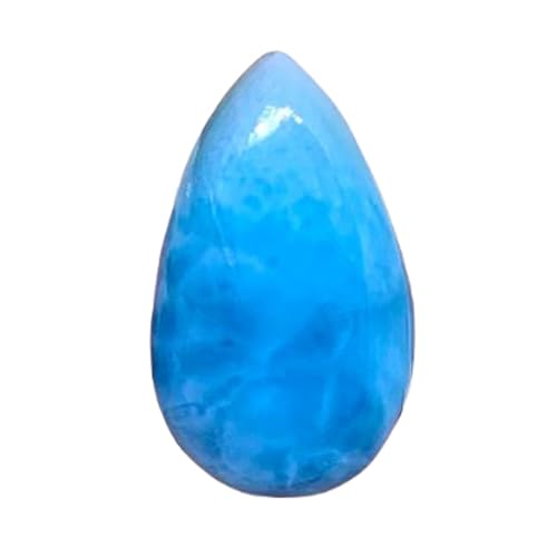 Larimar cabochon poire 25x15mm pour création de bijoux DIY unique