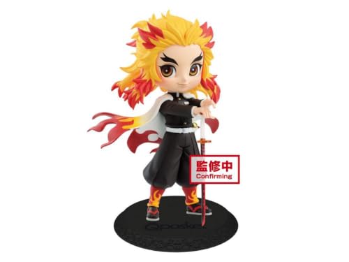 Figura de acción estática Kyojuro Rengoku Demon Slayer versión A de 14cm 4