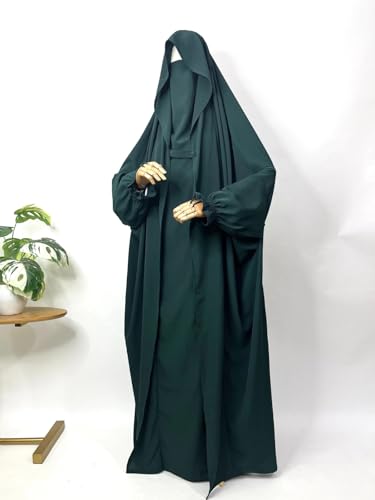 Image of NAZNEEN Saudi Jilbab Full Length and Noise Pc MATT NIDA Fabric with extra panel to cover face