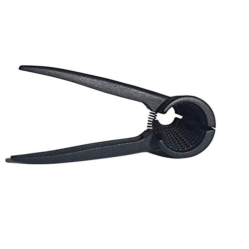 JINGYAN Casse-Noisette Cuisine Casse-Noisette Clip en Acier Inoxydable Creative Rapide Cracker Walnuts décortiqueur de Noix Ouvert Fruits Shell Outils de Cuisine Pratique. (Noir)