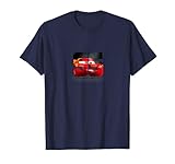 Disney Pixar Cars 95 Lightning McQueen Vintage Face Logo T-Shirt