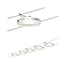Produktbild Paulmann 941.10 Seilsystem DiscLED2 Set Warmweiß Warmweiß 5x4W LED Chrom 94110 Seilleuchte Hängeleuchte