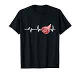 Barbacoa jamón latido del corazón barbacoa regalo barbacoa barbacoa Camiseta