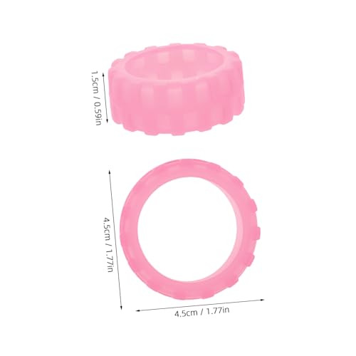 4pcs Silicone Luggage Wheel Covers Mute Caster Protectors for Hardwood Floors Durable and Non-slip Luggage Wheel Pads Easy to Install Compatible Suitcases4