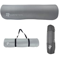 PERPETUAL® Esterilla de Yoga y Pilates de 10mm - Mat Antideslizante - Con Correa y Bolsa de Transporte - Colchoneta Gruesa y Plegable - Hombre/Mujer - Gimnasia, Fitness y Ejercicios - Gimnasio en Casa 4 PERPETUAL® Esterilla de Yoga y Pilates de 10mm - Mat Antideslizante - Con Correa y Bolsa de Transporte - Colchoneta Gruesa y Plegable - Hombre/Mujer - Gimnasia, Fitness y Ejercicios - Gimnasio en Casa