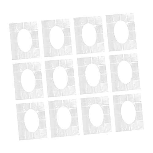 KICHOUSE 150 Sheets Non-slip Toilet Seat Pad Disposable Soft for Adults Boys and Girls