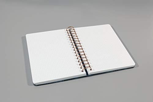 SIGEL JN611 Spiral notebook premium, A5, dotted, hardover, brush marks pattern, pastel/green/orange/pink - Jolie