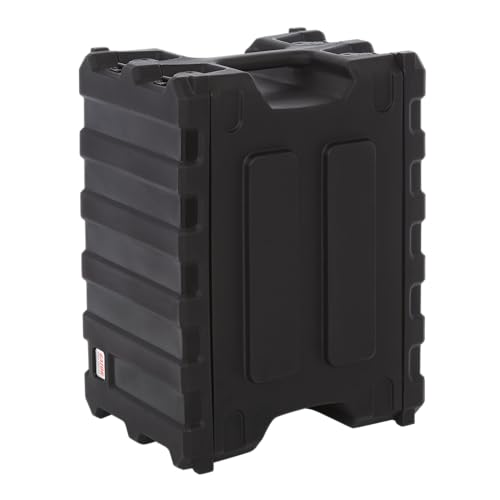 Gator Cases Pro Series Rotationsgeformtes 6U Rack-Gehäuse mit Flacher 13-Tiefe; (G-PRO-6U-13), Schwarz