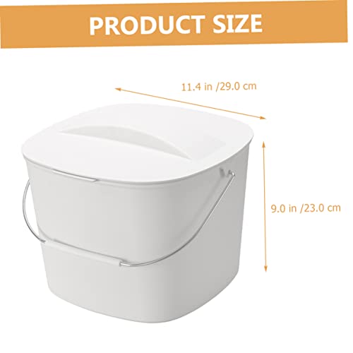 Bote de basura para cocina plástico resistente y compartimentos duales miniatura 7