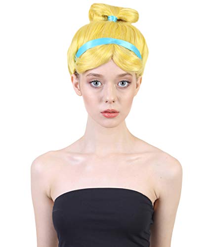 Princess Cinderella Wig Yellow HW-1369 Adult