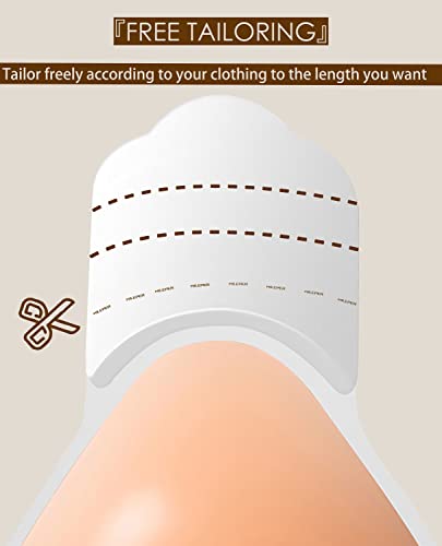 Adhesive Bra Sticky Bra For Women Push Up，Backless Strapless Bra Invisible Conceal Lift Backless Dress With Nipple Covers Beige #TOP6