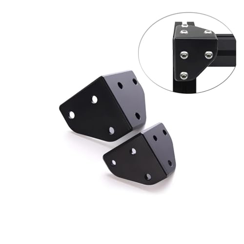 Plaques de connexion externes à angle droit 4040 M8 pour CNC et 3D - 3