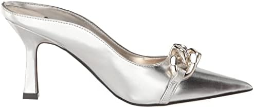 Nine West Women's SAUCI3 Pump, Silver, 6 | Image 5