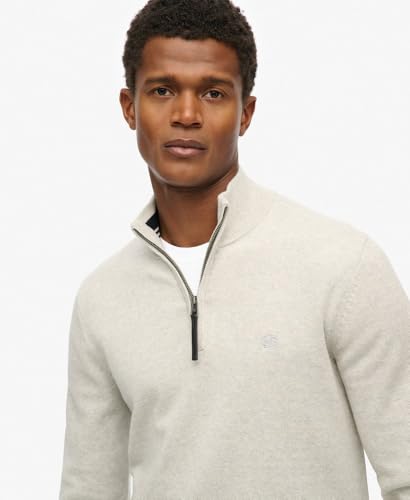 Sweat shirt Superdry Pull à demi zip en coton Essentials EU - vue 4