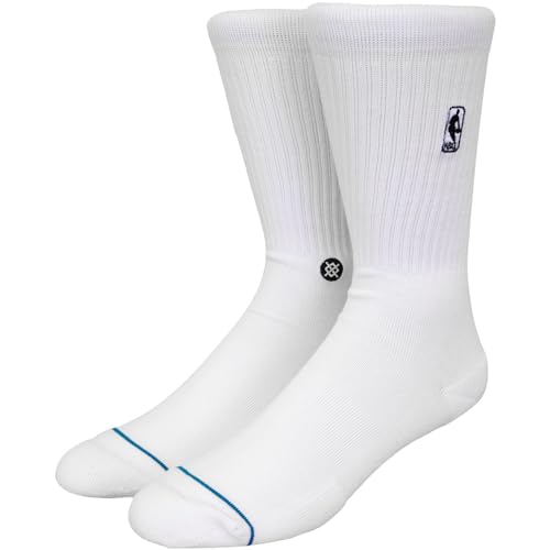 Stance NBA Logoman ST Crew Socken (white, 43-47)