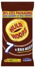 KP Hula Hoops BBQ Beef Snacks 6 Pack