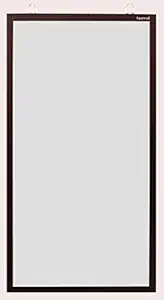 Mahaakaay Sumwud Wall Mirror Glass Engineering Wood Vanity For Living Room Bathroom Bedroom Wash Basin (65 X 34) Cm Set Of 1 (Wenge, Rectangular, Unframed)