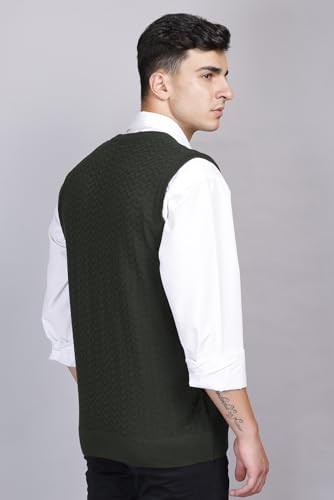 Image of GODFREY Half Sweater for Man Winter Pullover - Sleeveless Men Sweaters