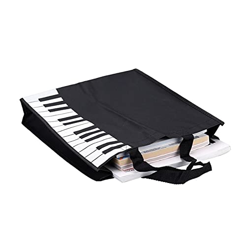 Sac à main de type cabas robuste au motif Piano Keys BOLZAN WZUNHUANG - 4