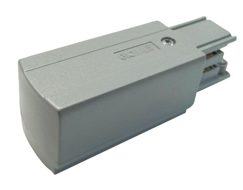 Preisvergleich Produktbild GlobalTrac 3-Phasenstromschiene Einspeisung links grau silbergrau