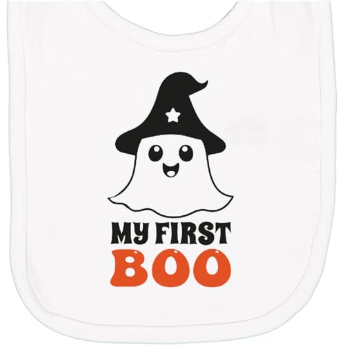 inktastic My First Boo Halloween Ghost Newborn Bib