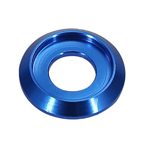 Mdingbao-V[bV[ M2 M3 M4 M5 M6 M8 Multi-Color Aluminum Alloy Thin Half Round Pan Head Washer Screw Metal Grooved Gaskets, 