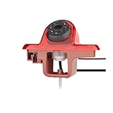 AHD 1080P Car Brake Light Rear View Backup Camera With 7 Inch Display Screen Compatible For Renault Trafic 2001-2014 O P/el/Vaxhall Vivara(Cigarette lighter)