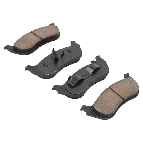 Image of QUALITY-BUILT Rear Semi-Metallic Brake Pads, Black Series 1003-0881M, Compatible with 2002-2005 Ford /Mercury (Explorer,Mountaineer)