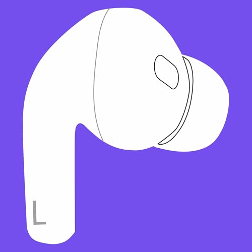 Meenova Genuine A2699 One Left Ear Side Replacement Only OEM Single Left Earbuds A2698 for Air Pro (2nd Generation) Lightning Version Compatible with Original Pods Pro 2 Case EarPads Not New