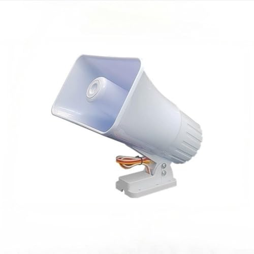 Altavoz electrónico de sirena 130dB sonido de alarma fuerte DC 12V poder para sistemas de seguridad interiores y exteriores con material ABS impermeable