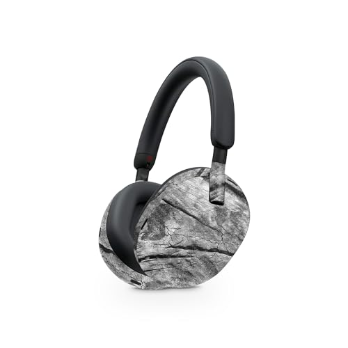 Image of MightySkins Carbon Fiber Skin Compatible with Sony WH-1000XM5 Headphones - Dead Wood | Protective, Durable Textured Carbon Fiber Finish | Easy to Apply, Remove, and Change Style