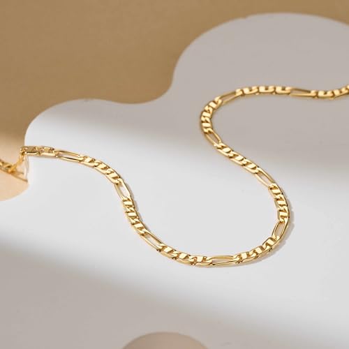 14K Gold Chain for Women Gold Necklaces for Women Chain Men Harmonious Blend of Old-World Charm and Modern Style Long Chunky Necklace for Men4
