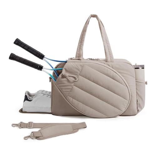Bolsa para raquetas bádminton de gran capacidad con doble asa para hombro y mano