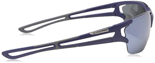 Suncloud Cutback Polarized Sunglasses, Matte Blue, Silver Mirror/Contrast3