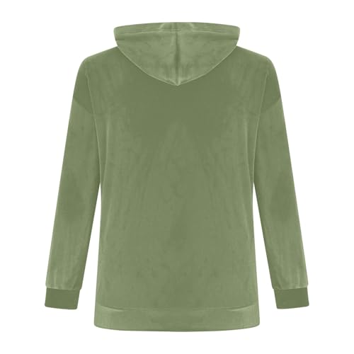 Teen Girls Velour Hoodie Pullover Sweatshirts Fall Winter Warm Soft Long Sleeve Oversized Fleece Fuzzy Tops with Pocket4