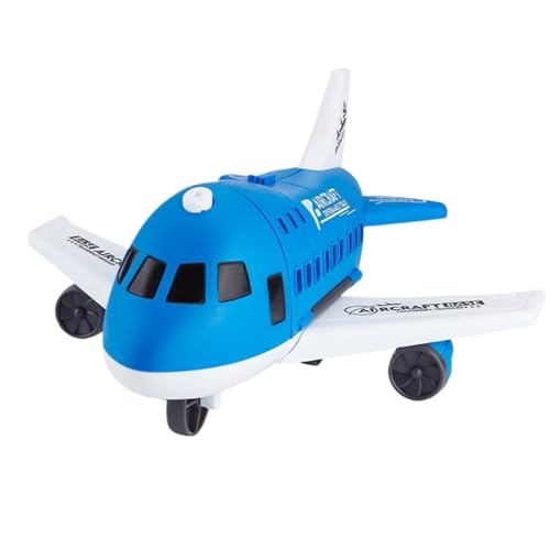 Avión de deformación de avión para niños - pasajeros - modelo de simulación de pista con función de avión de almacenamiento, vehículo de juguete creativo para edades de 3 a 6 | Entretenimiento
