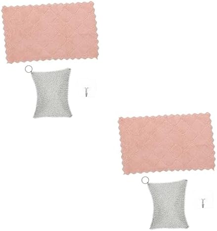 Grill Scrubber 2pcs Chain...