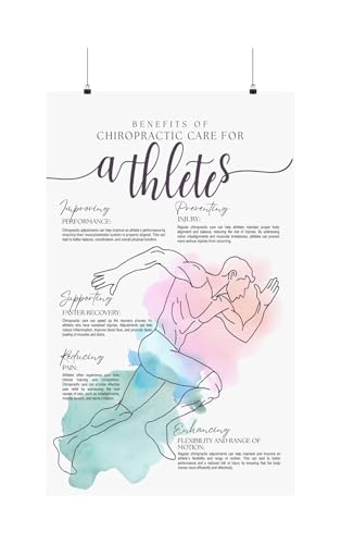Ajustement vertébral affiche de chiropraxie du sport soulageant la douleur