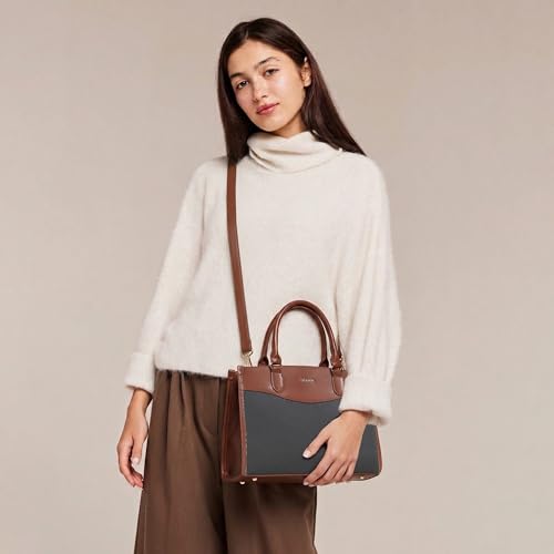 Image of Exotic Chic Edition Urban Luxe Hand & Sling Bag for Women | Stylish PU Leather Tote with Spacious Compartments & Detachable Strap