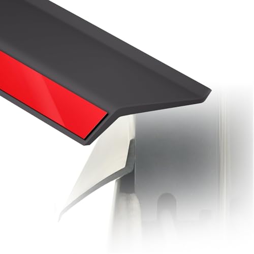 Burlete protector contra goteo de lluvia de 1,5 m x 5,5 cm, perfil autoadhesivo 2
