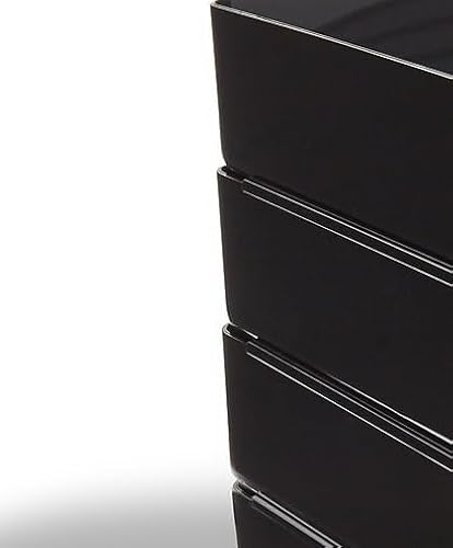 Staples TRU RED Side Load Stackable Plastic Letter Tray, Black, 12/Carton (TR55329VS)