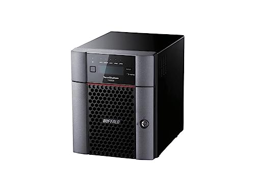 Image of BUFFALO TeraStation 5420DN 4-Bay Business Desktop NAS 48TB (4x12TB) with Hard Drives Included RAID iSCSI Network Storage File Server
