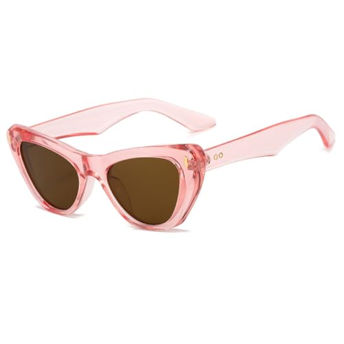 Lunettes de soleil œil de chat punk tendance vintage verres noirs protection UV400 été