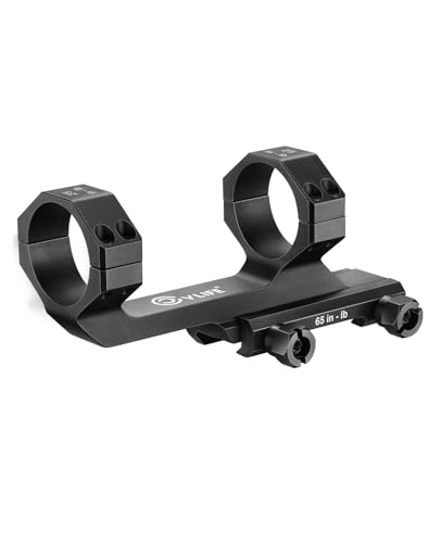 CVLIFE Cantilever Scope Mounts, Lightweight One-Piece Rifle Scope Mounts Offset Mount for Picatinny Rails, Dual Ring Rifle Scope Mounts with Toolless Design