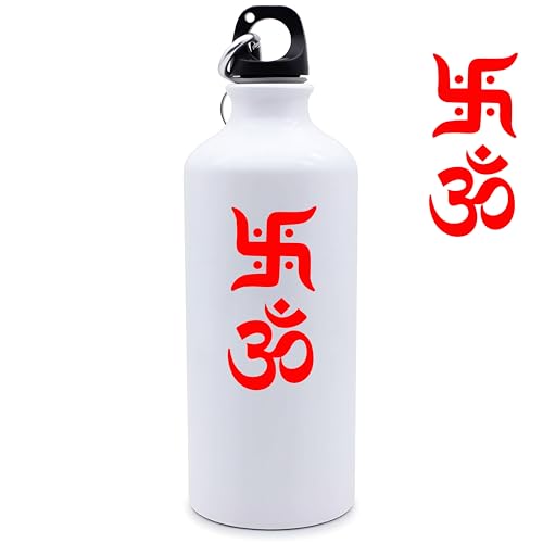 Image of GADIVAAN 6 cm Swastik & OM Wall Stickers net Qty 8 Self Adhesive Sticker (Pack of 1)