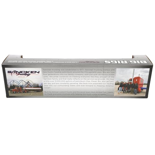 First Gear Peterbilt 389 1:64 con Trailer Heil Fuel Tanker miniatura 7