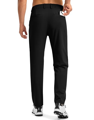Image of Soothfeel Men's Golf Pants with 5 Pockets Slim Fit Stretch Sweatpants Casual Travel Dress Work Pants for Men