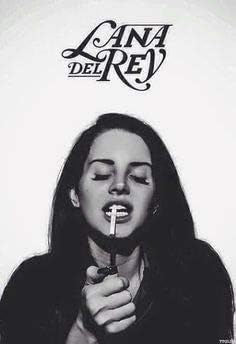 Ultimate mart Lana Del Rey American singer-songwriter 12 x 18 Inch poster